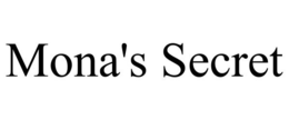 MONA'S SECRET trademark
