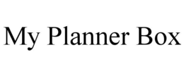 MY PLANNER BOX trademark