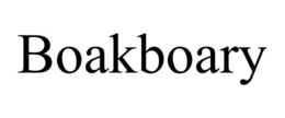 BOAKBOARY trademark
