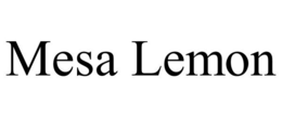 MESA LEMON trademark