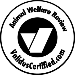 ANIMAL WELFARE REVIEW V VALIDUSCERTIFIED.COM trademark