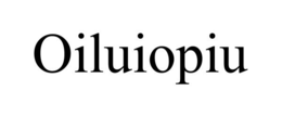 OILUIOPIU trademark