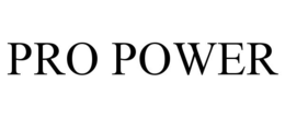 PRO POWER trademark