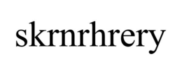 SKRNRHRERY trademark