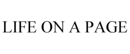 LIFE ON A PAGE trademark