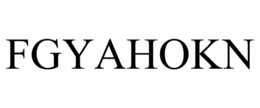 FGYAHOKN trademark