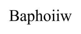 BAPHOIIW trademark