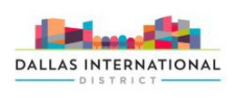 DALLAS INTERNATIONAL DISTRICT trademark