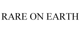 RARE ON EARTH trademark