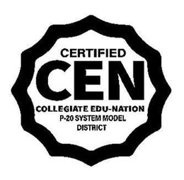 CERTIFIED CEN COLLEGIATE EDU-NATION P-20 SYSTEM MODEL DISTRICT trademark