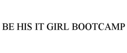 BE HIS IT GIRL BOOTCAMP trademark