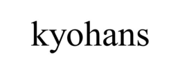 KYOHANS trademark