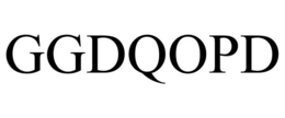 GGDQOPD trademark