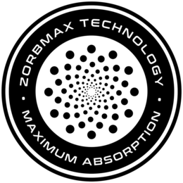 ZORBMAX TECHNOLOGY MAXIMUM ABSORPTION trademark