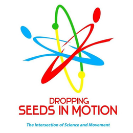 DROPPING SEEDS IN MOTION THE INTERSECTION OF SCIENCE AND MOVEMENT trademark