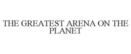 THE GREATEST ARENA ON THE PLANET trademark