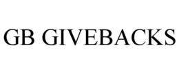 GB GIVEBACKS trademark