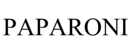 PAPARONI trademark