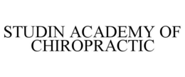 STUDIN ACADEMY OF CHIROPRACTIC trademark