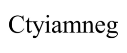 CTYIAMNEG trademark