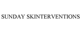 SUNDAY SKINTERVENTIONS trademark