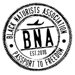 BLACK NATURISTS ASSOCIATION PASSPORT TO FREEDOM BNA EST. 2016 trademark