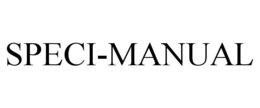 SPECI-MANUAL trademark