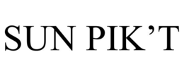 SUN PIK'T trademark