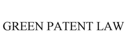 GREEN PATENT LAW trademark