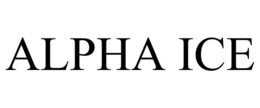 ALPHA ICE trademark