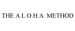 THE A.L.O.H.A. METHOD trademark