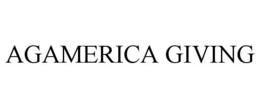 AGAMERICA GIVING trademark