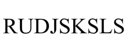 RUDJSKSLS trademark