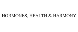 HORMONES, HEALTH & HARMONY trademark