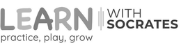 LEARN WITH SOCRATES PRACTICE, PLAY, GROW trademark