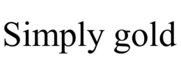 SIMPLY GOLD trademark