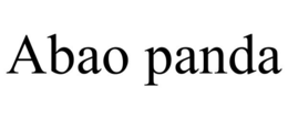 ABAO PANDA trademark