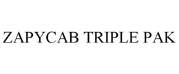 ZAPYCAB TRIPLE PAK trademark