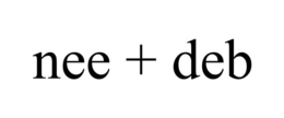 NEE + DEB trademark
