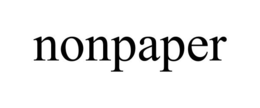 NONPAPER trademark