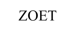 ZOET trademark