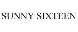 SUNNY SIXTEEN trademark