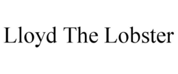 LLOYD THE LOBSTER trademark
