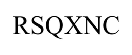 RSQXNC trademark