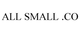 ALL SMALL .CO trademark