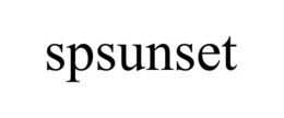 SPSUNSET trademark