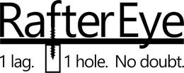 RAFTEREYE 1 LAG. 1 HOLE. NO DOUBT. trademark