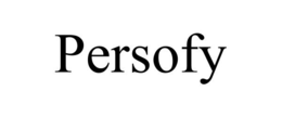 PERSOFY trademark