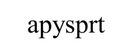 APYSPRT trademark