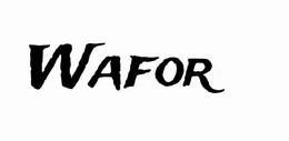 WAFOR trademark